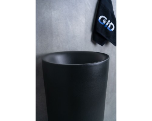 Раковина Gid Nb130bg 81110 накладная черная графит 40x40x85 Раковина Gid Nb130bg 81110 накладная черная графит 40x40x85
