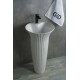 Раковина Gid Nb132 81113 накладная белая 41x41x84
