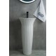 Раковина Gid Nb132 81113 накладная белая 41x41x84