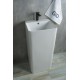 Раковина Gid Nb148 81117 накладная белая 42x41x86