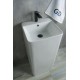 Раковина Gid Nb148 81117 накладная белая 42x41x86