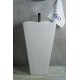 Раковина Gid Nb145 81103 накладная белая 46.5x46.5x81