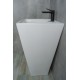 Раковина Gid Nb145 81103 накладная белая 46.5x46.5x81