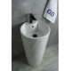 Раковина Gid Nb131wgs 81115 накладная под камень глянцевая 40x40x84