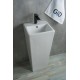 Раковина Gid Nb147 81104 накладная белая 34x33x85