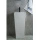 Раковина Gid Nb147 81104 накладная белая 34x33x85
