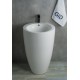 Раковина Gid Nb133 81106 накладная белая 49x49x82