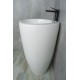 Раковина Gid Nb133 81106 накладная белая 49x49x82