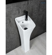 Раковина Gid M9012 81101 накладная белая 30x33x89