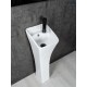 Раковина Gid M9012 81101 накладная белая 30x33x89