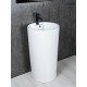 Раковина Gid Nb135 81102 накладная белая 46x46x86