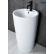 Раковина Gid Nb135 81102 накладная белая 46x46x86