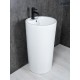 Раковина Gid Nb135 81102 накладная белая 46x46x86