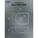 Раковина Gid N9276R 61130R подвесная белая 40.5x28x14