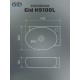 Раковина Gid N9100L 61103L подвесная белая 43.5x30x13