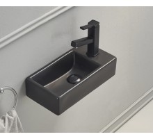 Раковина Gid Bm9270L 62201L подвесная черная матовая 40.5x20.5x10.5