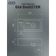 Раковина Gid Bm9272R 62203R подвесная черная матовая 36.5x18x9