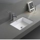 Раковина Gid Yj832 71152 встаиваемая снизу белая 50x40x18