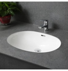 Раковина Gid Yj8004 71163 встаиваемая снизу белая 55x39.5x19