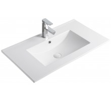Раковина Gid 9080e 71104 встраиваемая сверху белая 81x46.5x17