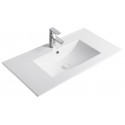 Раковина Gid 9090e 71105 встраиваемая сверху белая 91x46.5x17