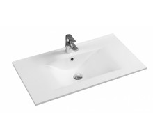Раковина Gid NYJ807-80 71116 встраиваемая сверху белая 81x46.5x17