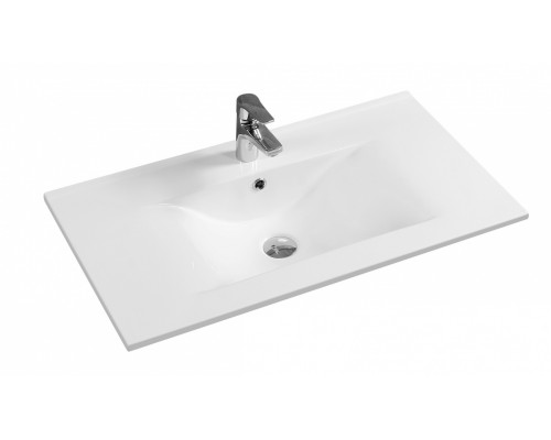 Раковина Gid NYJ807-90 71117 встраиваемая сверху белая 91x46.5x17