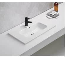Раковина Gid 9080s 71157 встраиваемая сверху белая 81x46.5x17