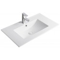 Раковина Gid 9075e 71103 встраиваемая сверху белая 76x46.5x17