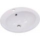 Раковина Gid 9413 71107 встраиваемая сверху белая 56x49x19