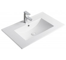 Раковина Gid 9070e 71102 встраиваемая сверху белая 71x46.5x17