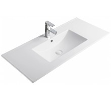 Раковина Gid 9010e 71106 встраиваемая сверху белая 101.5x46.5x17