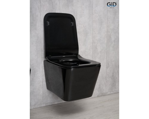 Унитаз подвесной Gid Tr2144BL 62224Y черная глянцевая 52x36x33.5 Унитаз подвесной Gid Tr2144BL 62224Y черная глянцевая 52x36x33.5