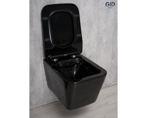 Унитаз подвесной Gid Tr2144BL 62224Y черная глянцевая 52x36x33.5 Унитаз подвесной Gid Tr2144BL 62224Y черная глянцевая 52x36x33.5
