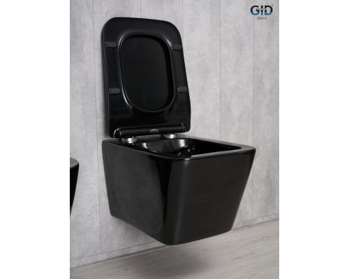 Унитаз подвесной Gid Tr2144BL 62224Y черная глянцевая 52x36x33.5 Унитаз подвесной Gid Tr2144BL 62224Y черная глянцевая 52x36x33.5