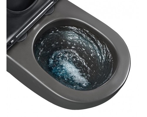Унитаз подвесной Tornado Gid Tr2122TF-Bm 62261Y черный матовый 49x36x36