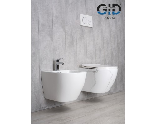 Унитаз подвесной Gid Ws2198 (СС) 62228Y под камень глянцевый 49x36x35.5