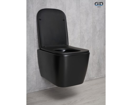 Унитаз подвесной Gid Tr2140Bm 62255Y черный матовый 51x35x37.5 Унитаз подвесной Gid Tr2140Bm 62255Y черный матовый 51x35x37.5