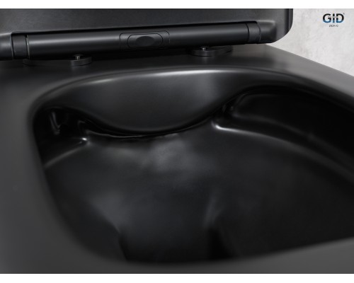 Унитаз подвесной Gid Tr2140Bm 62255Y черный матовый 51x35x37.5 Унитаз подвесной Gid Tr2140Bm 62255Y черный матовый 51x35x37.5