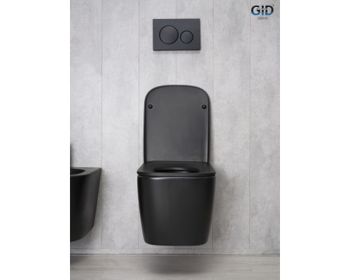 Унитаз подвесной Gid Tr2140Bm 62255Y черный матовый 51x35x37.5 Унитаз подвесной Gid Tr2140Bm 62255Y черный матовый 51x35x37.5