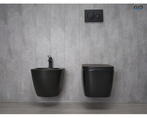 Унитаз подвесной Gid Tr2140Bm 62255Y черный матовый 51x35x37.5 Унитаз подвесной Gid Tr2140Bm 62255Y черный матовый 51x35x37.5