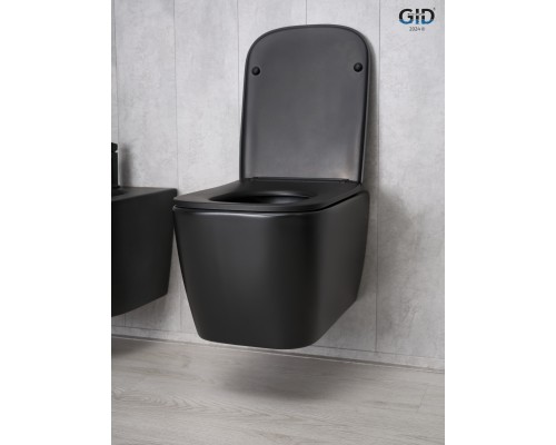 Унитаз подвесной Gid Tr2140Bm 62255Y черный матовый 51x35x37.5 Унитаз подвесной Gid Tr2140Bm 62255Y черный матовый 51x35x37.5