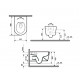 Унитаз подвесной Tornado Gid Tr2196TFX 62263Y белый 49x35.5x34