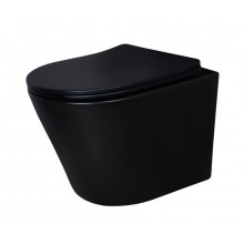 Унитаз подвесной Gid Tr2130bm 62205Y черный матовый 48x36.5x36