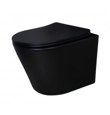 Унитаз подвесной Gid Tr2130bm 62205Y черный матовый 48x36.5x36