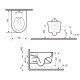 Унитаз подвесной Gid Tr2130bm 62205Y черный матовый 48x36.5x36