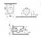 Унитаз подвесной Tornado Gid Tr2133TF 62262Y белый 49x36x34
