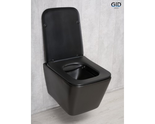 Унитаз подвесной Gid Tr2144Bm 62225Y черный матовый 52x36x33.5 Унитаз подвесной Gid Tr2144Bm 62225Y черный матовый 52x36x33.5