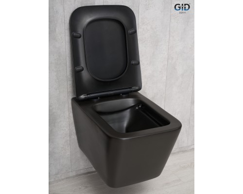 Унитаз подвесной Gid Tr2144Bm 62225Y черный матовый 52x36x33.5 Унитаз подвесной Gid Tr2144Bm 62225Y черный матовый 52x36x33.5