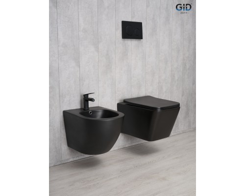 Унитаз подвесной Gid Tr2144Bm 62225Y черный матовый 52x36x33.5 Унитаз подвесной Gid Tr2144Bm 62225Y черный матовый 52x36x33.5